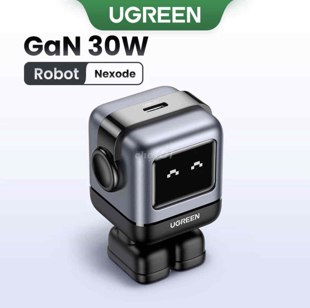 Sạc nhanh 30W Ugreen RoboGaN Mini CD359 (Black)